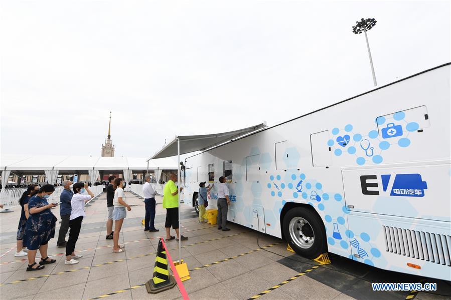 Mobile testing vehicles adopted in Xicheng District of Beijing