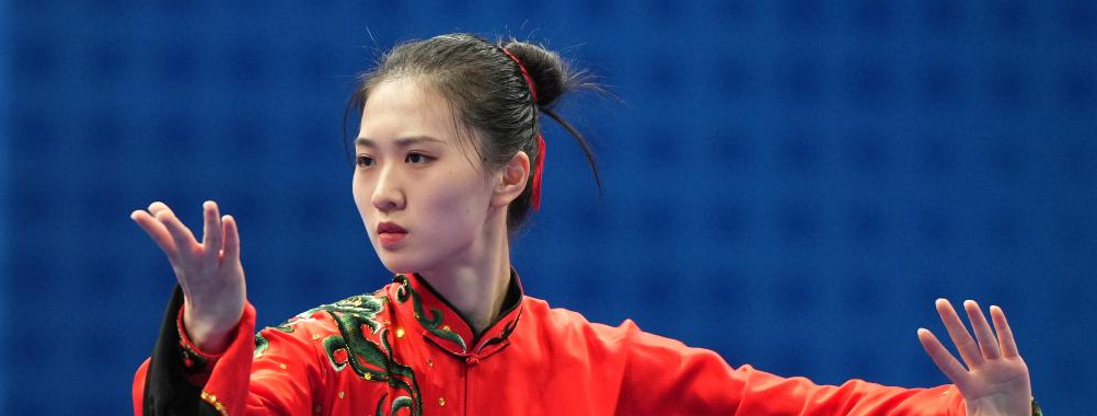 China's Wushu athletes dominant on Hangzhou Asian Games opening day