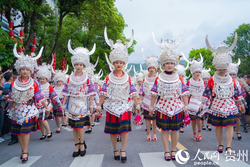 Miao Sisters Festival held in SW China's Guizhou