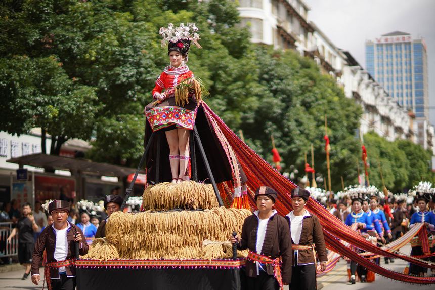 Activities themed on ICHs held in Danzhai, SW China's Guizhou