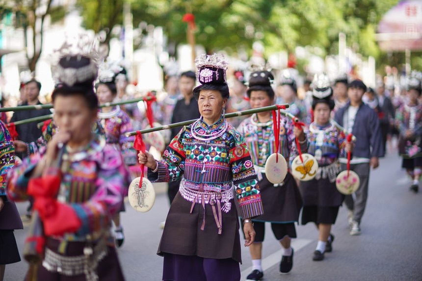 Activities themed on ICHs held in Danzhai, SW China's Guizhou