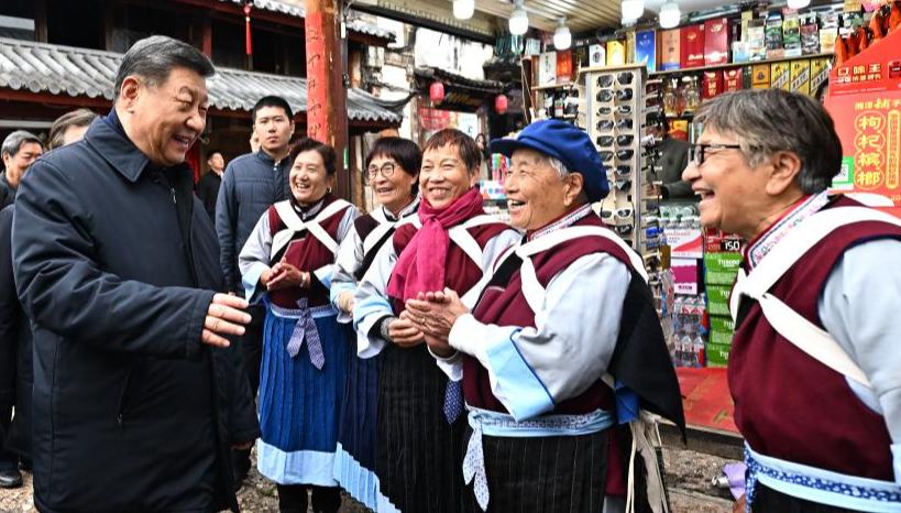 Xi urges opening new ground for development during inspection tour in Yunnan 	 	Chinese President Xi Jinping has called on southwest China's Yunnan Province to break new ground for its development in the pursuit of Chinese modernization. Xi, also general secretary of the Communist Party of China Central Committee (CPC) and chairman of the Central Military Commission, made the remarks during his inspection tour in the province on Wednesday.