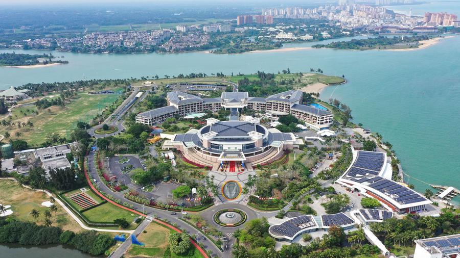 Boao forum's venue island a pioneer in low-carbon development 	 	On Dongyu Island in south China's Hainan Province, the near-zero carbon demonstration zone is redefining harmony between humanity and nature-reshaping modern living by integrating cutting-edge technology with sustainable development.