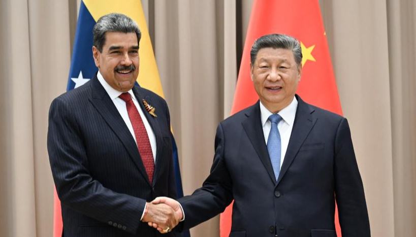 Xi says China to firmly support Venezuela in safeguarding sovereignty, social stability 	 	Chinese President Xi Jinping said here on Friday that China and Venezuela are good partners of mutual trust and common development, and China will, as always, firmly support Venezuela in safeguarding sovereignty, national dignity and social stability.