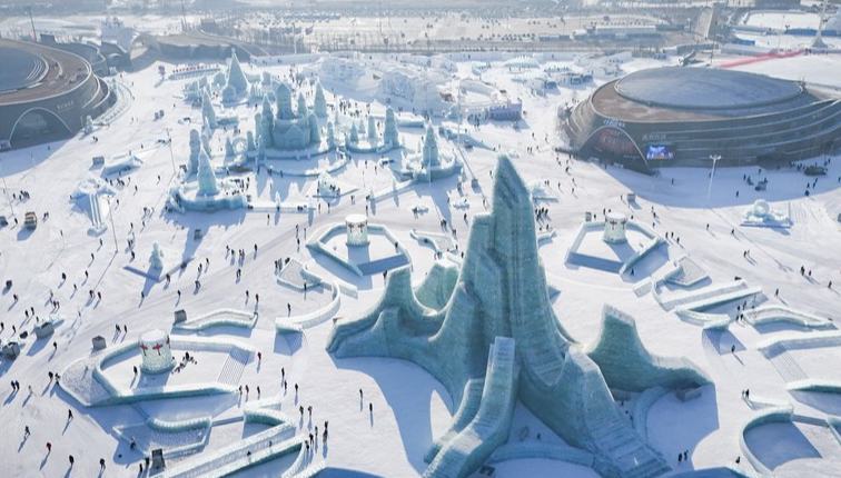 Harbin Ice-Snow World dazzles visitors day and night 	 	The 27th edition of the Harbin Ice-Snow World, a renowned seasonal theme park in Harbin city, northeast China's Heilongjiang Province, officially opened on Dec. 17, drawing tourists from across the country eager to experience the winter wonderland.