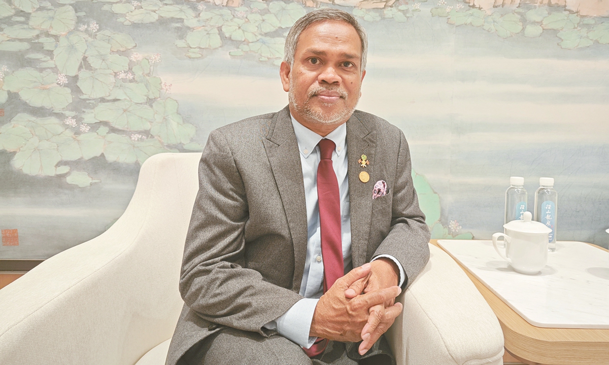 Fazeel Najeeb, the Maldives' Ambassador to China Photo: Yin Yeping/GT