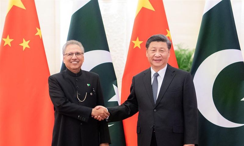 On March 17, 2020, President Xi Jinping hold talks with Pakistani President Arif Alvi at the Great Hall of the People.