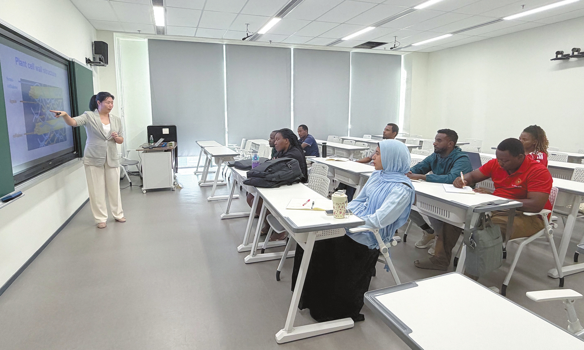 A classroom of China-African Science and Technology Backyard program at the Sanya Institute of China Agricultural University in South China's Hainan Province on December 2, 2025 Photo: Zhang Weilan/GT