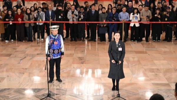 NPC deputies attend group interview ahead of closing meeting of annual session 	 	Deputies to the 14th National People's Congress (NPC) attend a group interview ahead of the closing meeting of the fourth session of the 14th NPC at the Great Hall of the People in Beijing, capital of China, March 12, 2026.