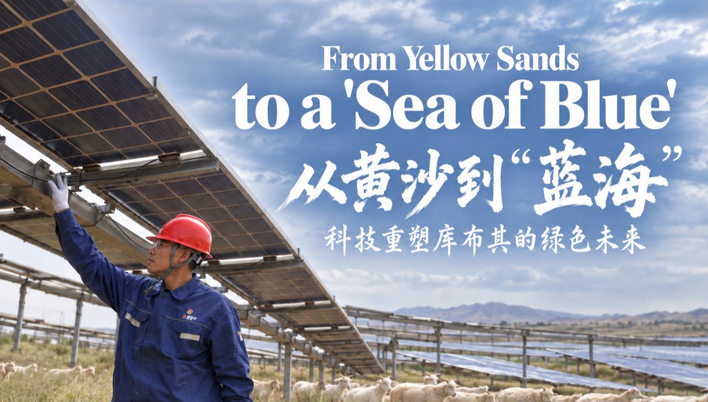From yellow sands to a 'sea of blue': Technology powers Kubuqi's green transformation        